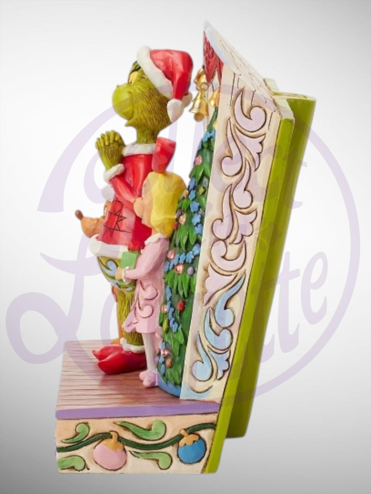 Jim Shore Dr. Seuss The Grinch - Grinch Max Cindy Storybook Figurine